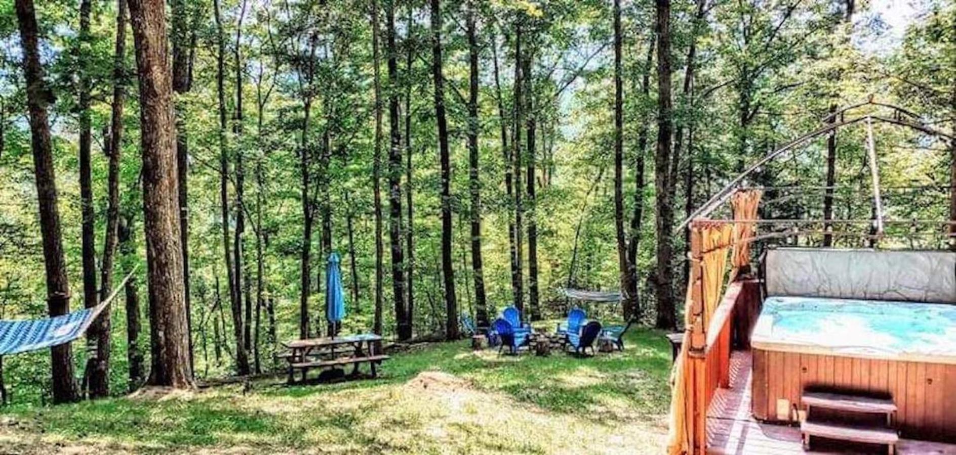 Trailseeker Cabin W King Bed Hot Tub At Red River Gorge Natural Bridge Stanton Exterior photo